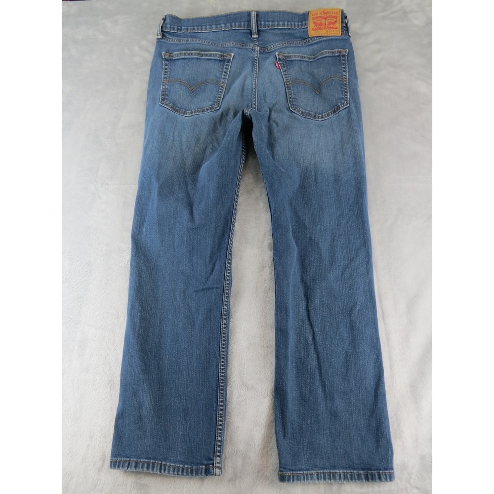 Levi 511‎ Men's Jeans W36 L29 Blue Straight Fit Denim Pants - Picture 3 of 9